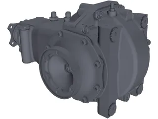 Sadev Axle 3D Model preview