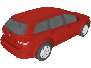 Dodge Journey (2008) 3D Model preview