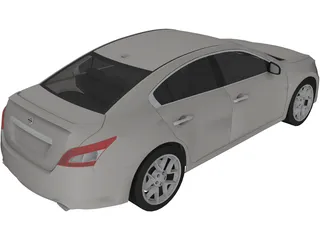 Nissan Maxima (2009) 3D Model preview