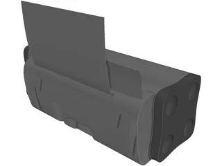 Canon Pixma iP1000 Printer 3D Model preview