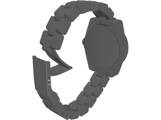 Rolex Watch 3D Model preview