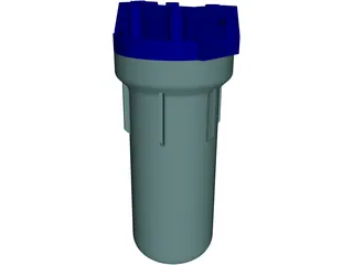 Water Filter 3D Model preview