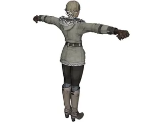 Sherry Birkin 3D Model preview
