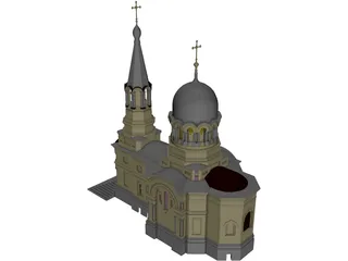Church 3D Model preview
