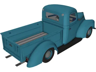 Ford Pickup (1940) 3D Model preview