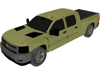 Chevrolet Silverado 3D Model preview