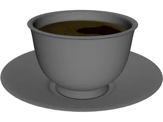 Coffee Cup 3D Model preview