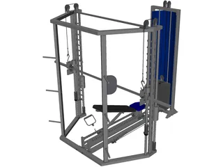 Smith Machine 3D Model preview