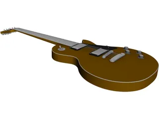 Gibson Les Paul Electric Guitar 3D Model preview