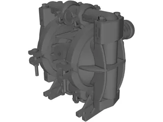 Wilden Pump 3D Model preview