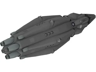 Striking Arm Heavy Cruiser 3D Model preview