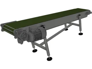 Conveyor Belt 3D Model preview