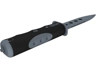 Folding Knife 3D Model preview