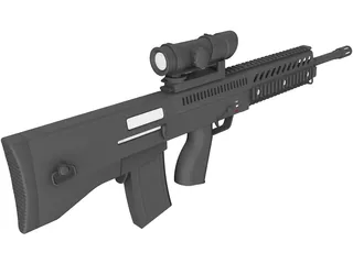 Remington Carabine 3D Model preview