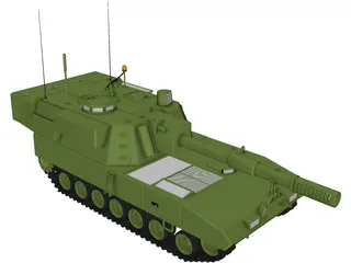 Howitzer 155 mm 3D Model preview