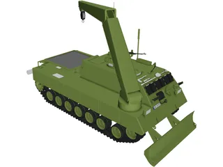 Engineer Tank 3D Model preview