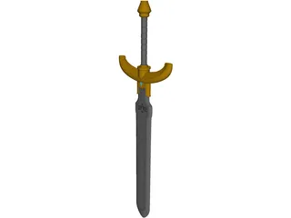 Zelda Sword Excalibur 3D Model preview