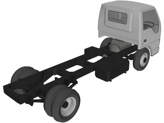 Isuzu NKR 3D Model preview