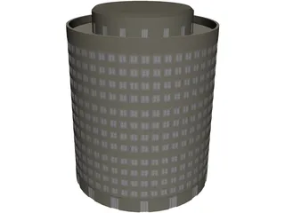 Industrial Building 3D Model preview