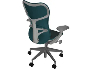 Mirra Chair 3D Model preview