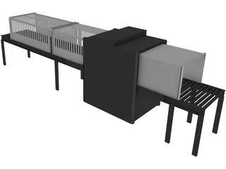 Airport Xray Scanner 3D Model preview
