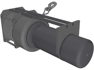Winch 3D Model preview