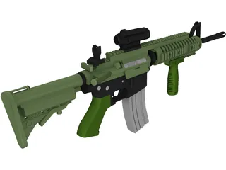 M4A1 3D Model preview