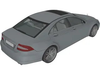 Mercedes-Benz C-Class (2007) 3D Model preview