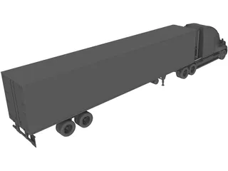 Freightliner Cascadia 3D Model preview