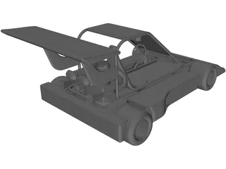 Superfly Go Kart 3D Model preview
