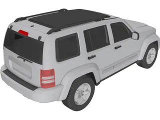 Jeep Cherokee (2008) 3D Model preview