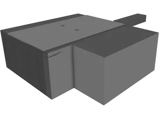 Living Room 3D Model preview