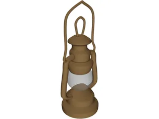 Ramadan Lantern Old 3D Model preview