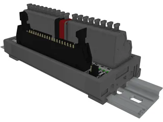 Terminal Block SVN-32DT 3D Model preview