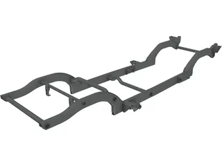 Suzuki Vitara Chassis 3D Model preview