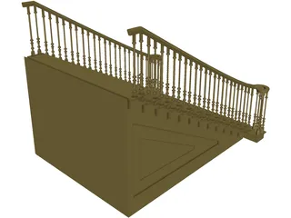 Stair 3D Model preview