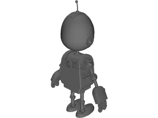 Clank Robot Pet 3D Model preview