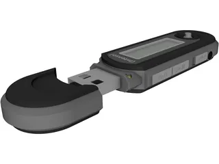 Intenso MP3 USB Stick 3D Model preview