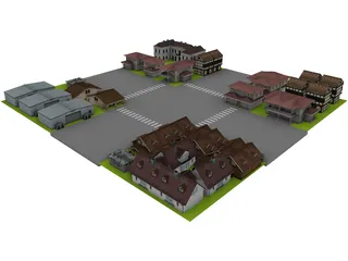 City Junction Part 3D Model preview