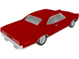 Pontiac GTO (1966) 3D Model preview