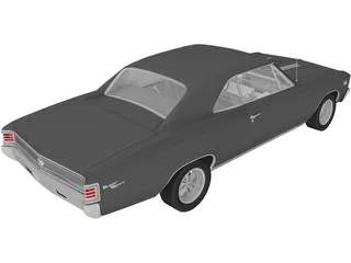Chevrolet Chevelle SS (1967) 3D Model preview