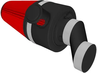 Marine Cone Air Filter 3D Model preview