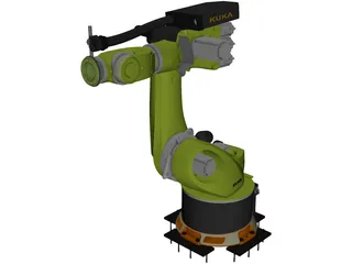 Kuka KR500-3 KR360-3 3D Model preview