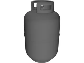 Gas Tank 3D Model preview