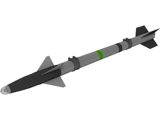 AIM-9 3D Model preview