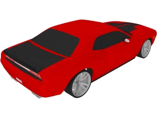 Dodge Challenger 3D Model preview