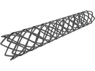 Vascular Stent 3D Model preview