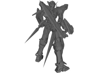 Gundam EXIA 3D Model preview