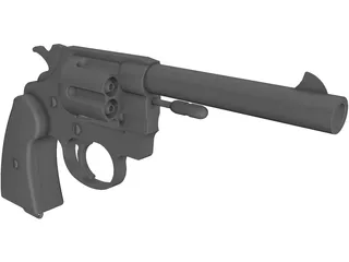 Colt .45 1917 3D Model preview
