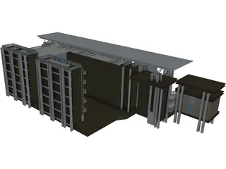 Building Office 3D Model preview